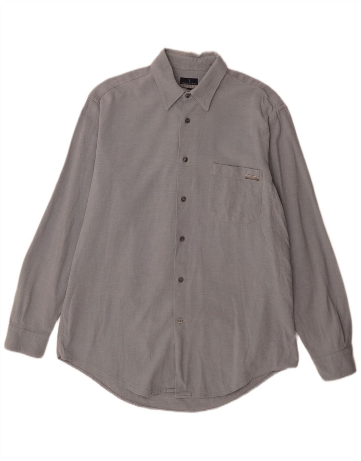 Мужская рубашка Trussardi, большая серая классика