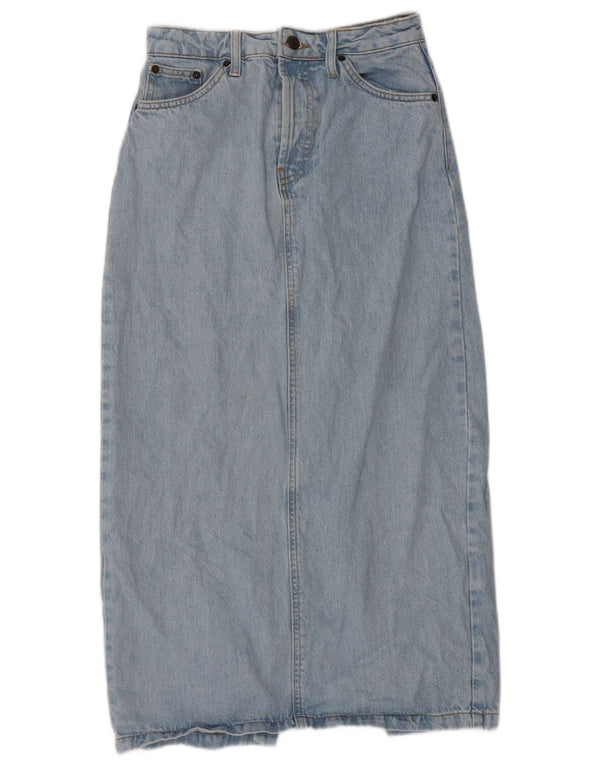 Женская джинсовая юбка Topshop UK 8, маленькая W26, синяя