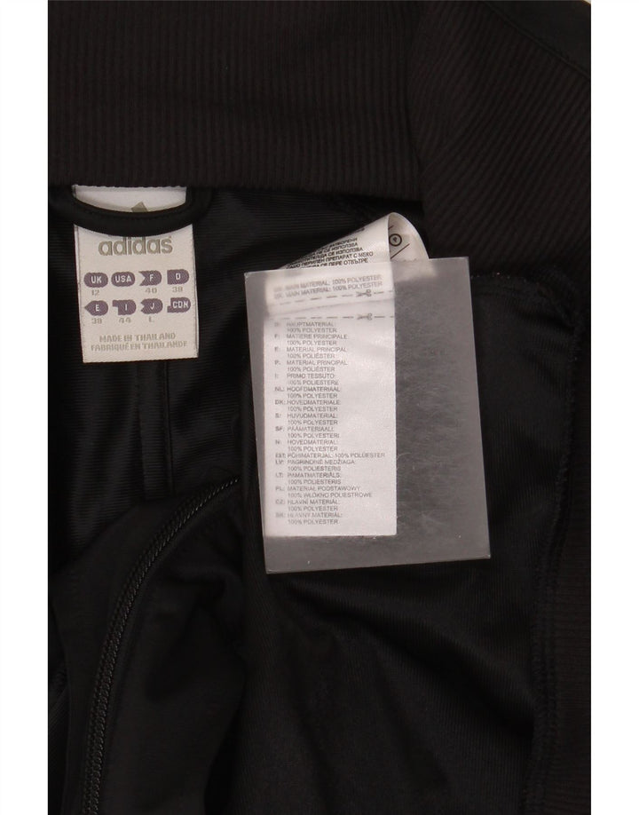 Женский спортивный костюм Adidas Top Jacket UK 12, средний черный полиэстер