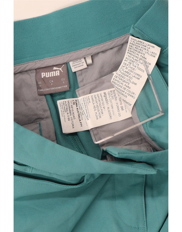 Женские повседневные шорты PUMA, маленькие W27, синие, хлопок