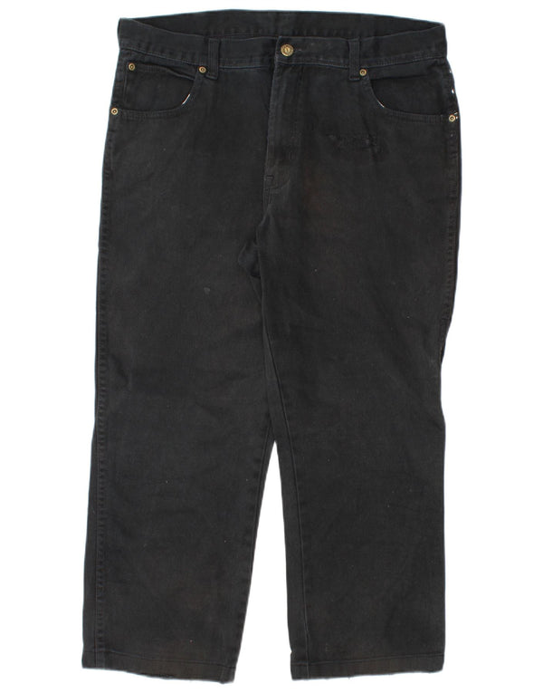 Мужские укороченные джинсы стандартного кроя Wrangler W36 L24, черный хлопок