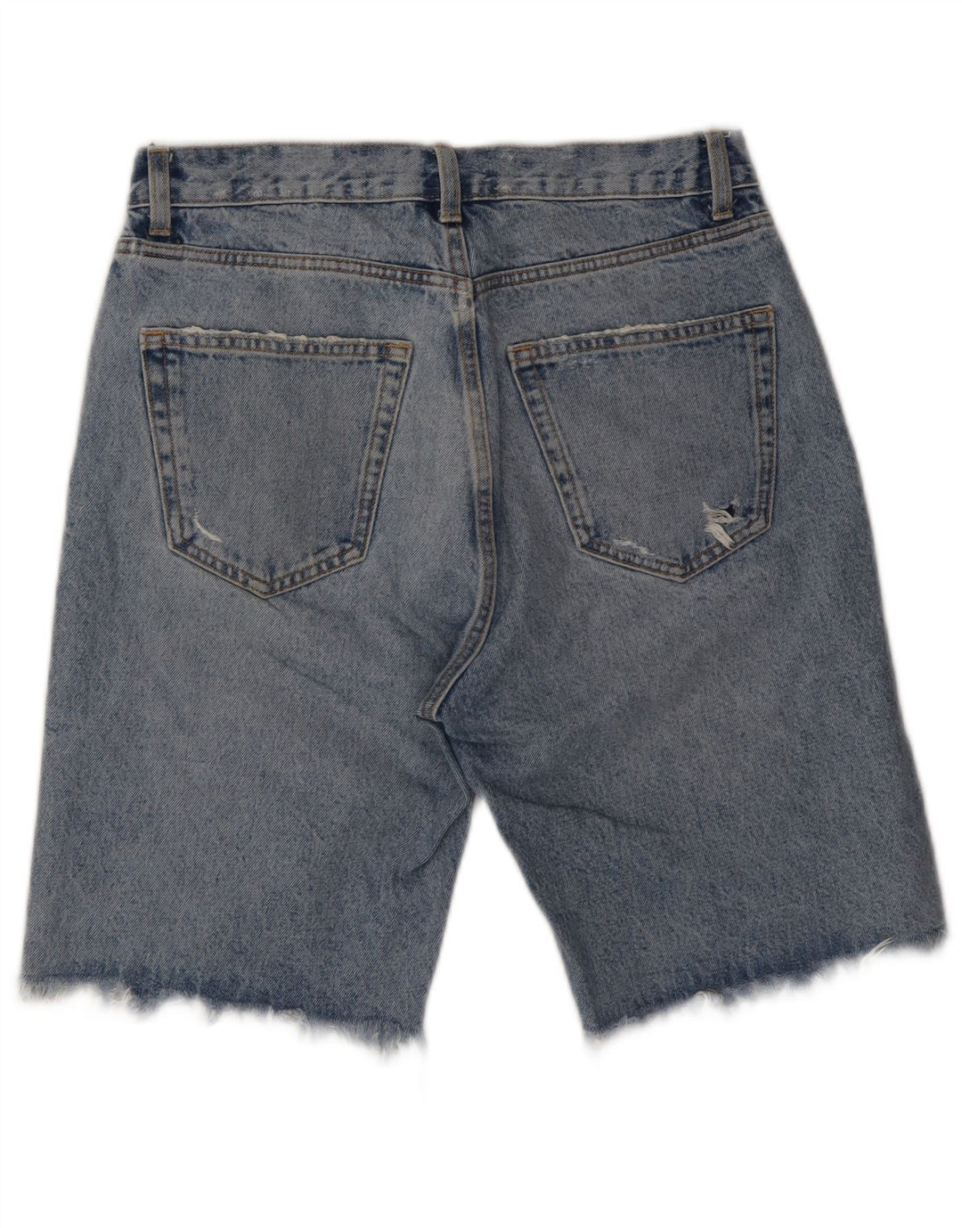 Мужские джинсовые шорты ZARA W31, средний синий, хлопок