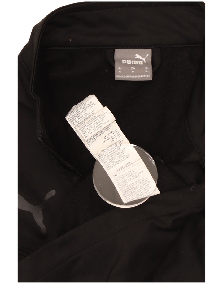 Мужской спортивный костюм Puma, верхняя куртка, средний черный полиэстер