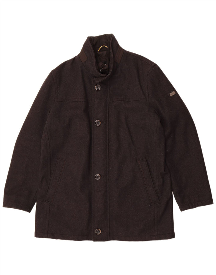 Мужское полупальто Pierre Cardin EU 52 XL, серое, шерстяное