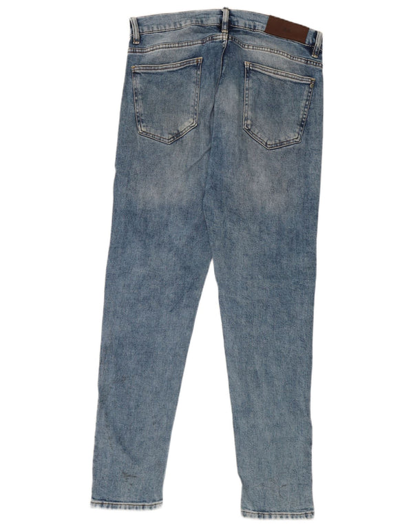 Мужские узкие джинсы Zara, размер 42, большие W32 L31, синие