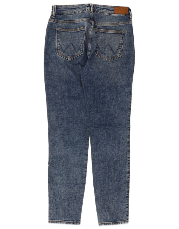 Женские джинсы скинни Wrangler W28 L26 синие, хлопок