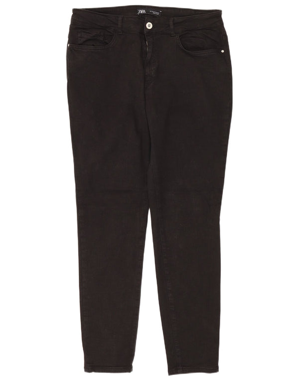 Женские джинсы скинни Zara EU 44 XL W34 L28 черные