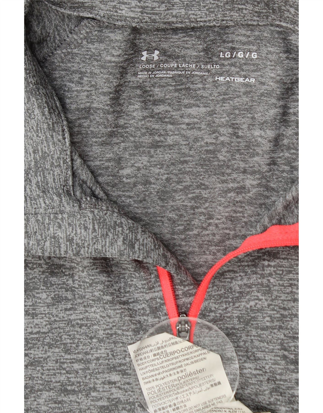 Женский спортивный пуловер Under Armour Heat Gear, топ UK 14, большой серый цвет