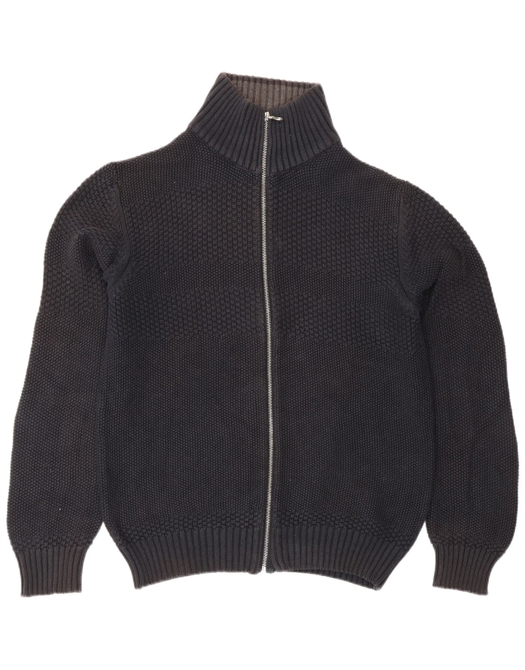 Мужской кардиган Jack & Jones, большой черный хлопковый свитер