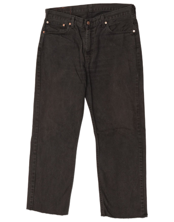 Мужские прямые джинсы Levi's 751 W36 L28, черный хлопок