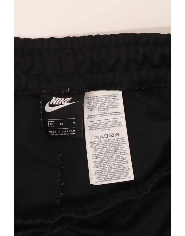 Женские спортивные шорты с графическим рисунком Nike UK 12, средний черный, полиэстер с цветными блоками