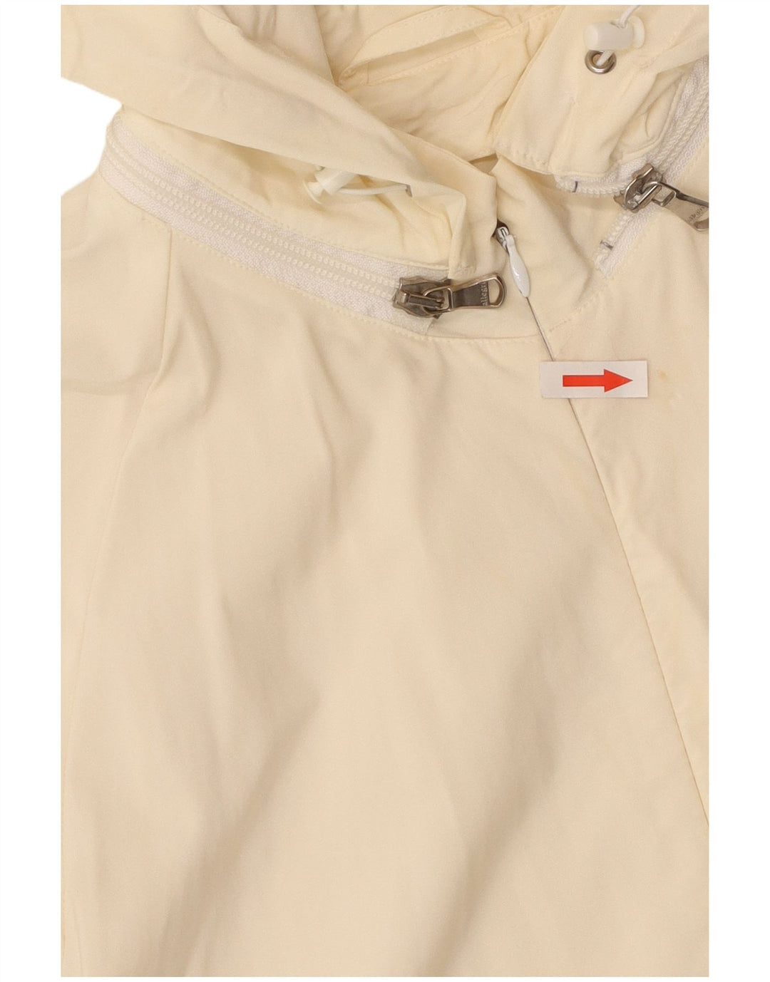 Allegri Женский бомбер с капюшоном UK 14, большой Off White