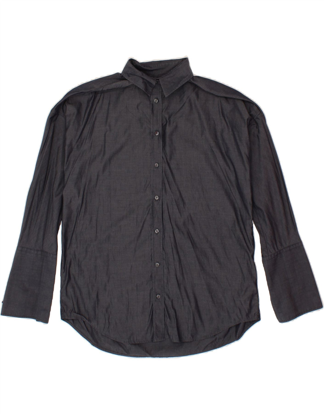 GANT Womens Formal Shirt UK 12 Medium Grey Vintage Gant and Second-Hand Gant from Messina Hembry 