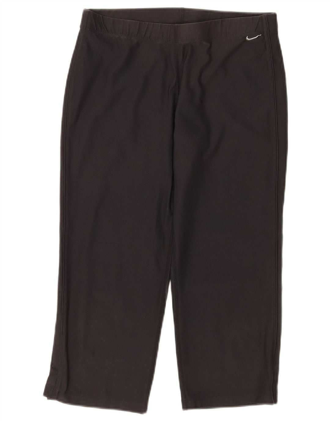 Женские спортивные брюки-капри NIKE Dri Fit UK 10/12, средние черные