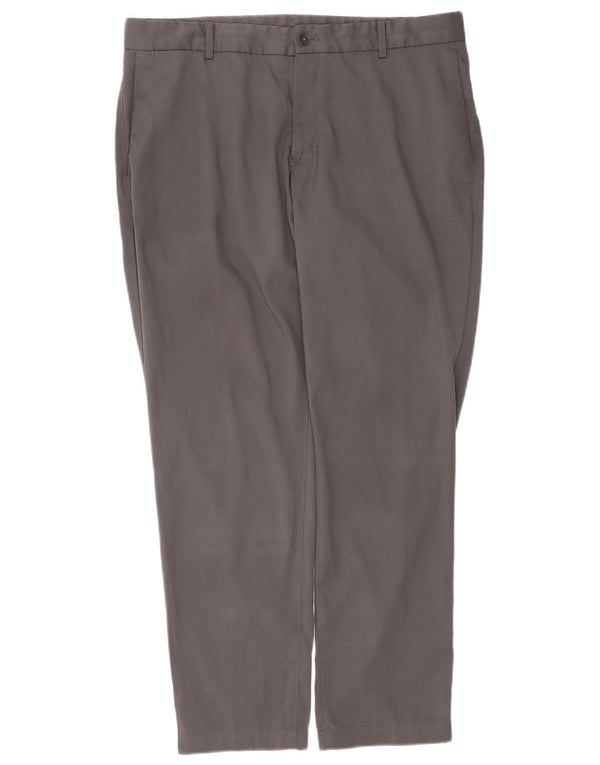 Мужские прямые брюки-чиносы Nike Dri Fit W36 L32, серый полиэстер