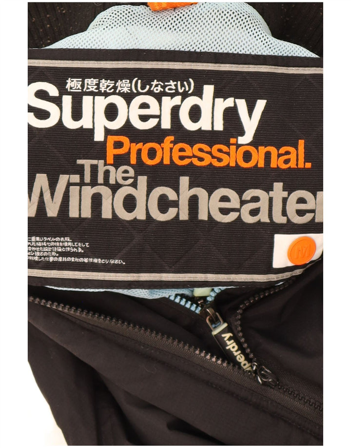 Мужская ветровка с рисунком Superdry The Windcheater UK 38, средний черный
