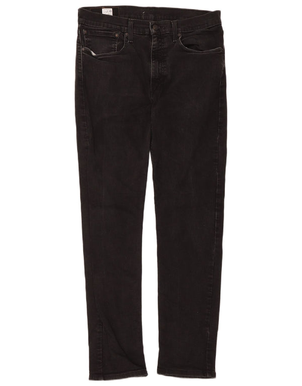 Мужские зауженные джинсы Levi's 502 Hi-Ball W34 L34, черный хлопок