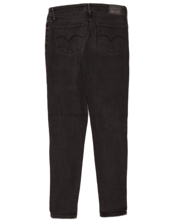 Женские джинсы скинни Levi's 711 W27 L30, черный хлопок