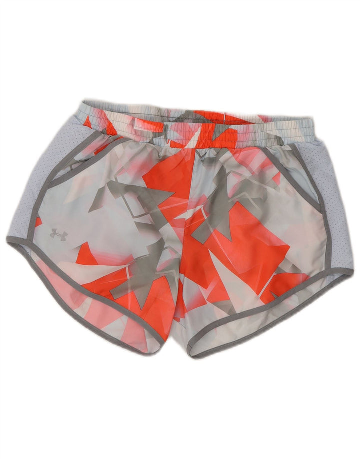 Under Armour Womens Dri Fit Sport Shorts UK 10 Small Multicoloured