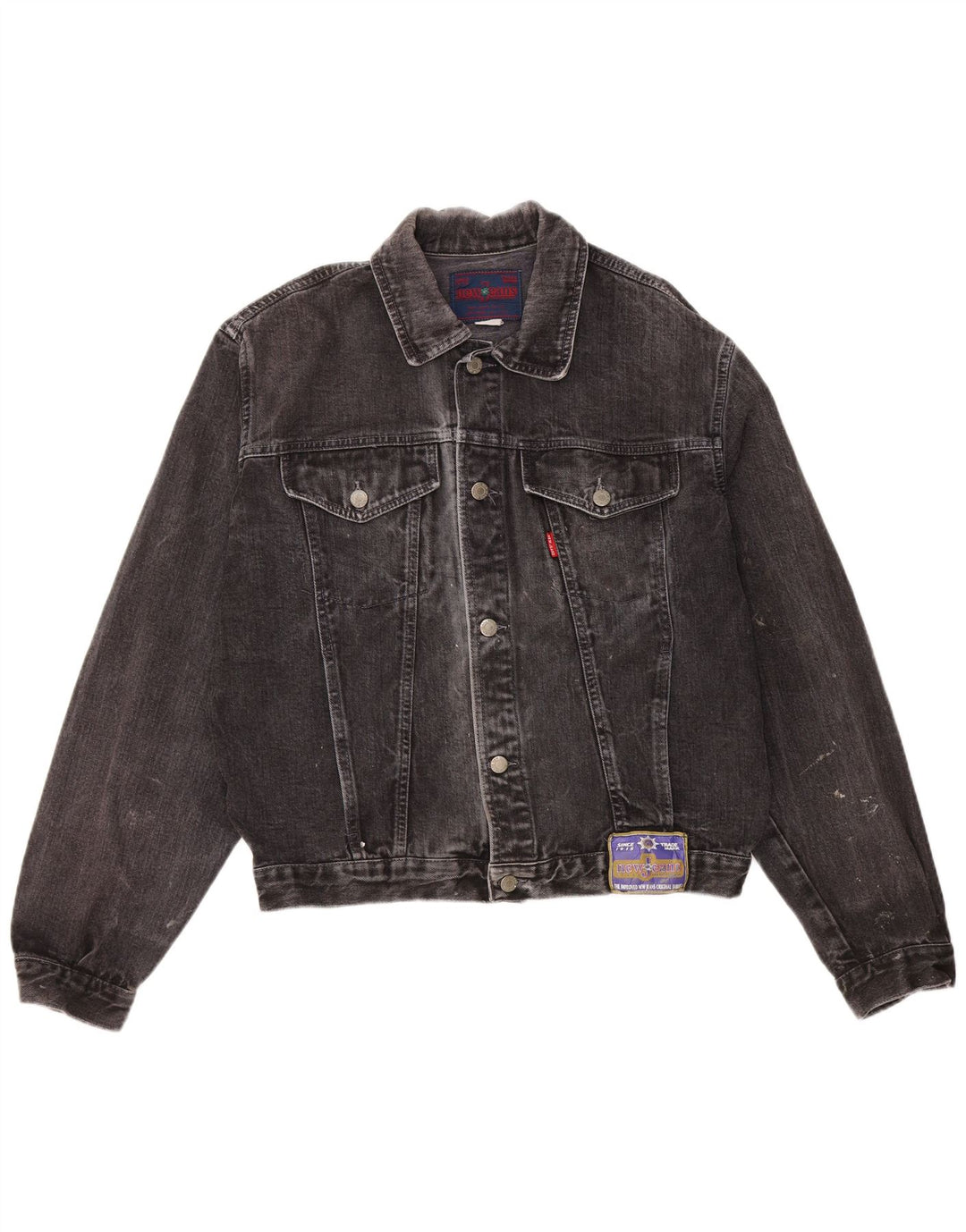 Новая джинсовая женская джинсовая куртка UK 18 XL, черная