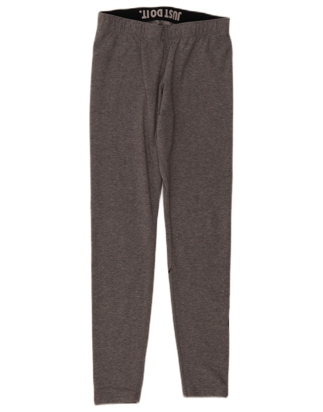 Женские леггинсы с рисунком Nike UK 12, хлопок среднего серого цвета с крапинками