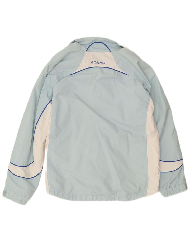 Женская дождевик Columbia UK 18 XL, синяя, нейлон с цветными блоками