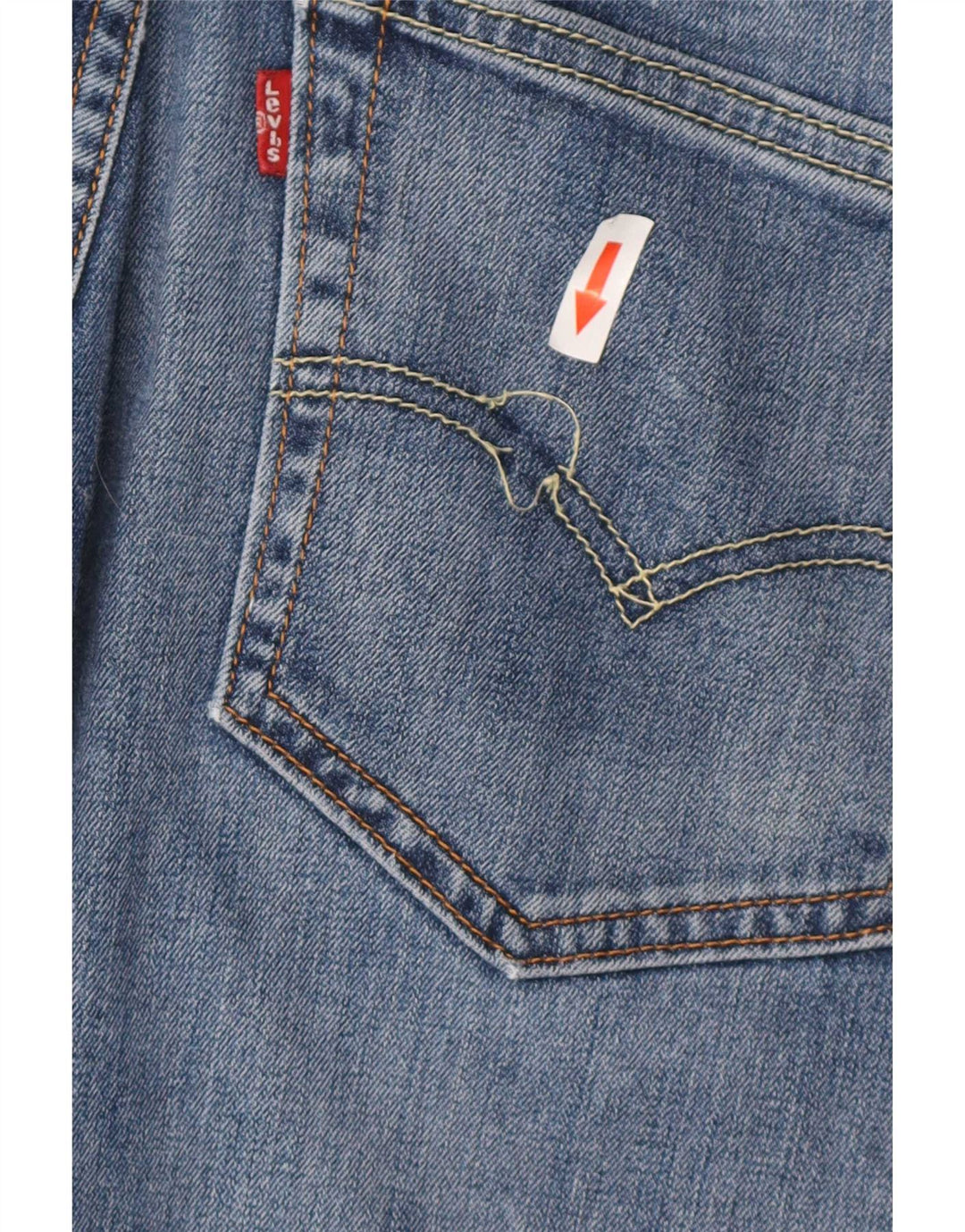 Мужские прямые джинсы Levi's 504 W36 L30 синие, хлопок