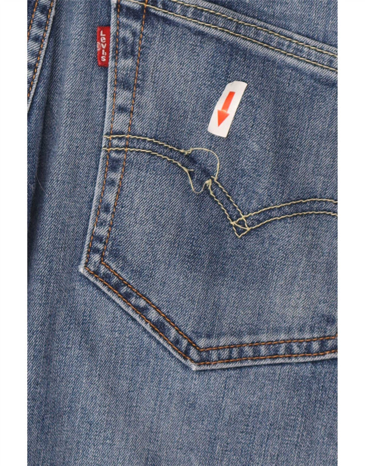 Мужские прямые джинсы Levi's 504 W36 L30 синие, хлопок
