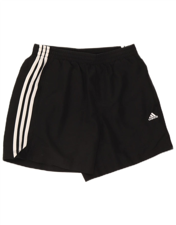 Мужские спортивные шорты Adidas, маленькие черные из полиэстера