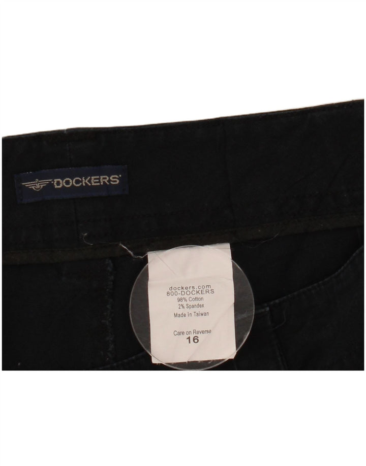 Женские шорты Dockers США 16 2XL W38 Темно-синий хлопок