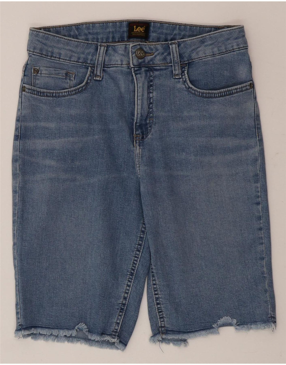 Женские джинсовые шорты Lee US 6 Medium W28 Синие, хлопок