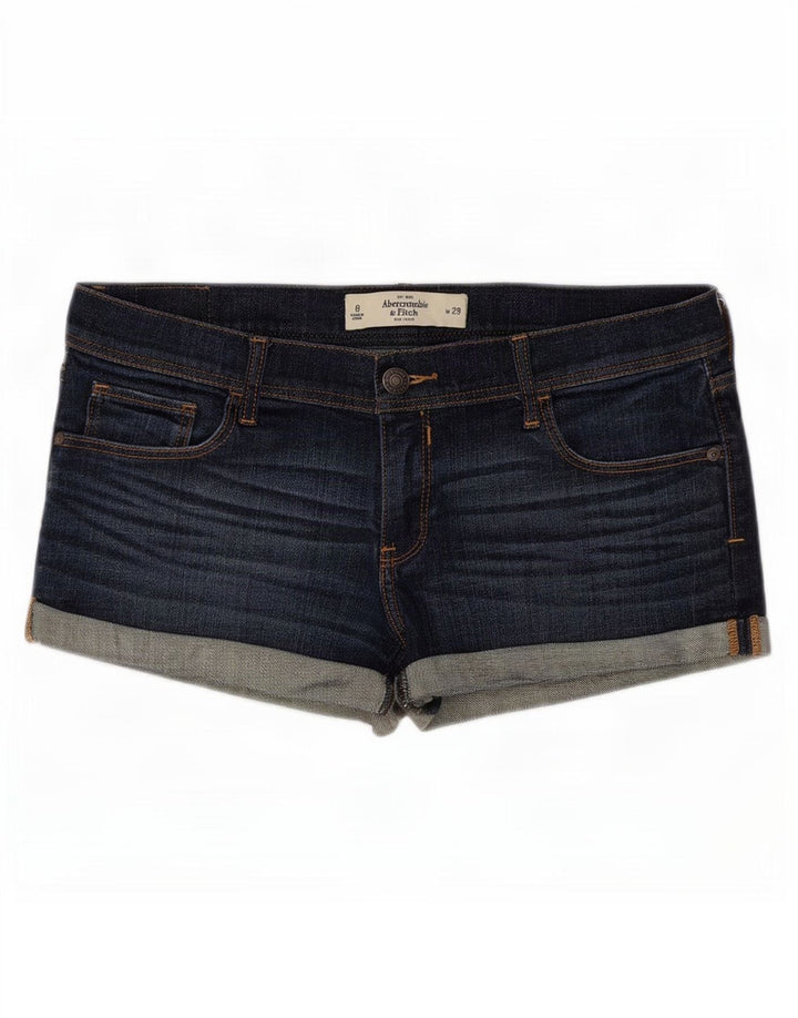 Женские джинсовые шорты Abercrombie & Fitch US 8 Medium W29 Темно-синие