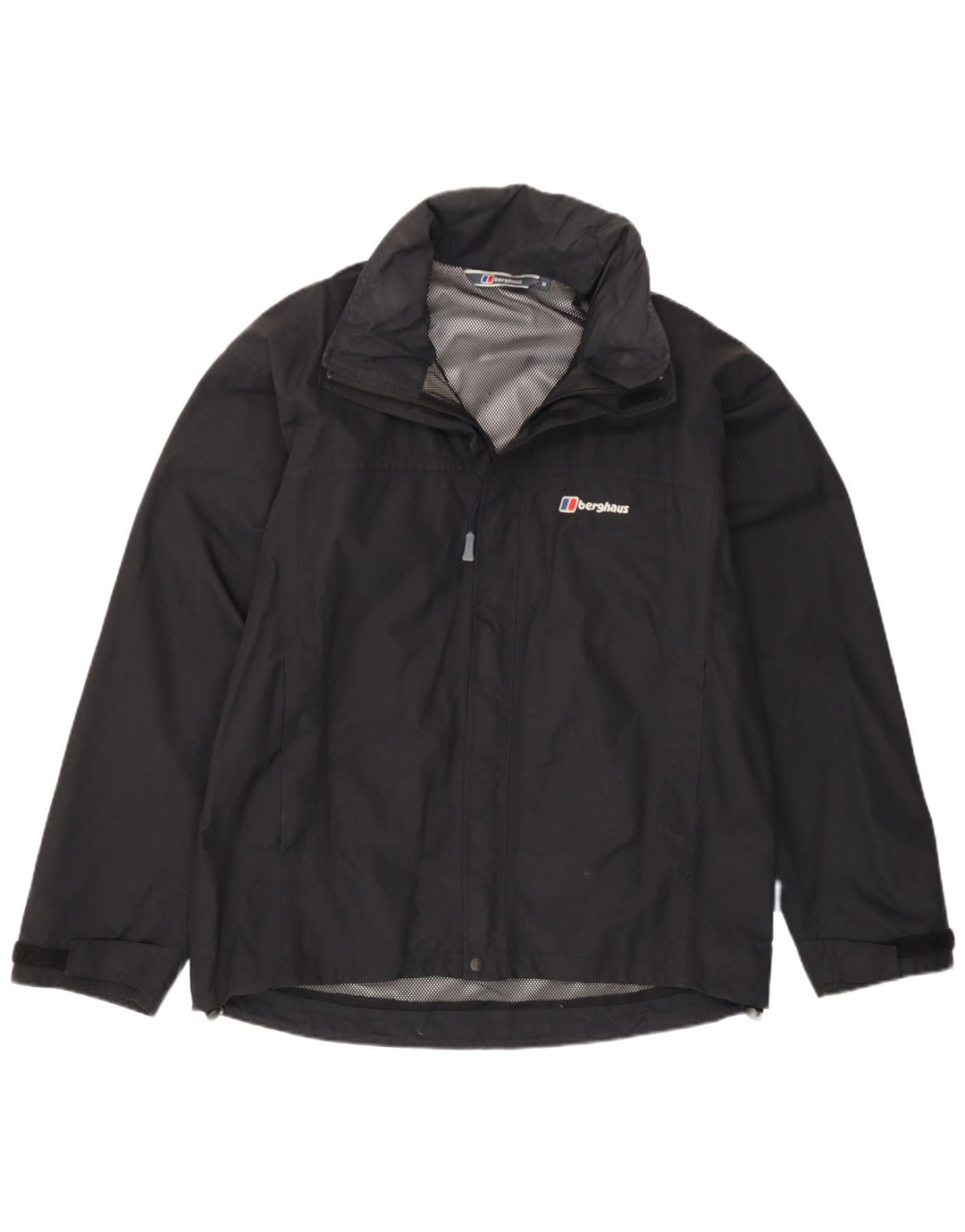 Berghaus Мужская дождевик с капюшоном UK 38 Средний Черный Нейлон