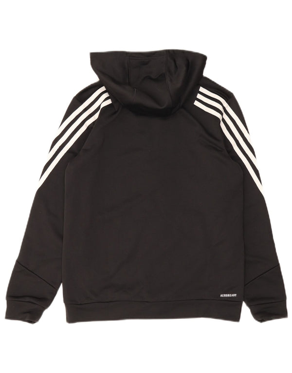 Женский свитер с капюшоном на молнии Adidas Aeroready UK 4 XS, черный