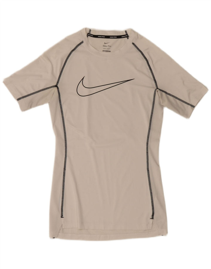Мужская футболка Nike Dri Fit с графическим рисунком, маленький белый полиэстер