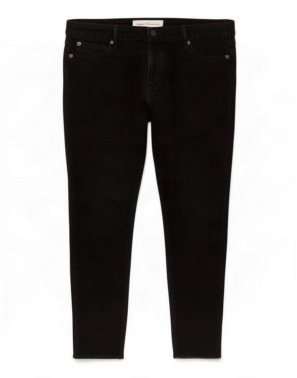 Женские укороченные брюки скинни Gap W32 L26, черный хлопок