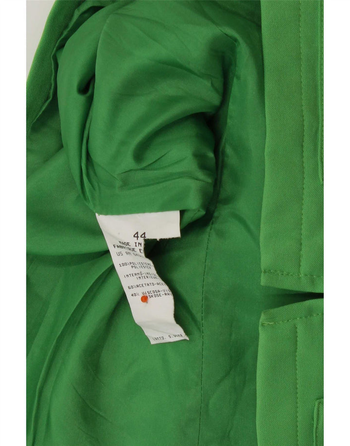 Женский пиджак Benetton IT 44 Средний зеленый полиэстер