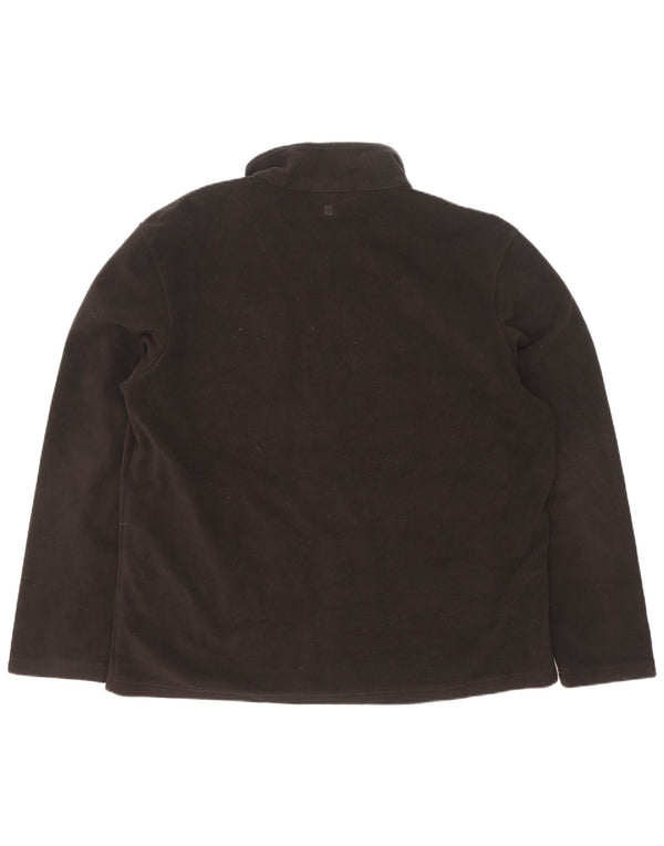 Мужская флисовая куртка Mountain Warehouse UK 44 2XL, черный полиэстер