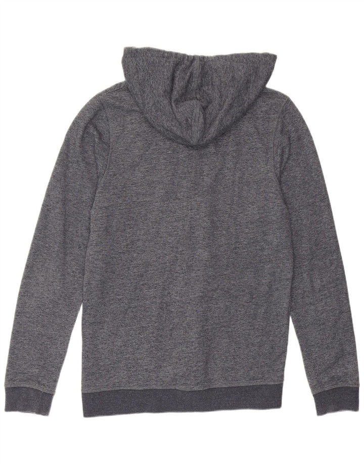 Мужской свитер с капюшоном на молнии Jack & Jones, средний серый полиэстер с крапинками