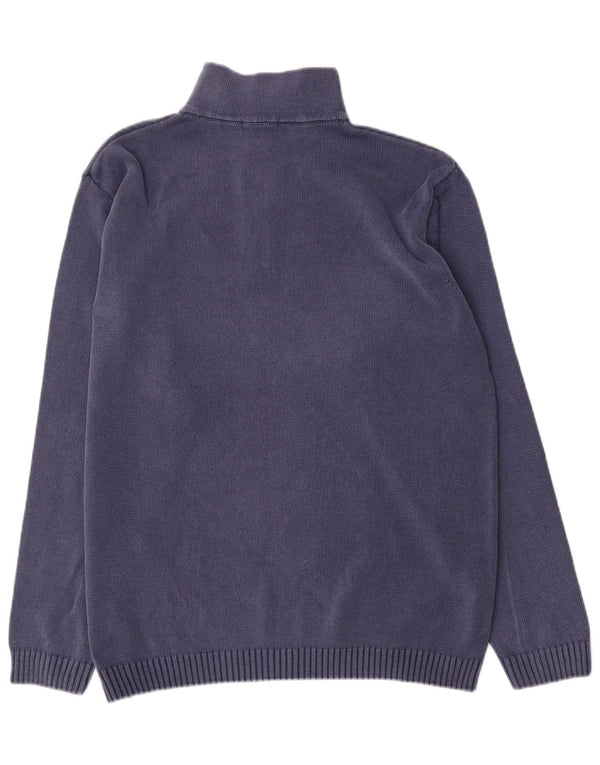 Мужской джемпер с воротником на молнии Gant XL, темно-синий, хлопок