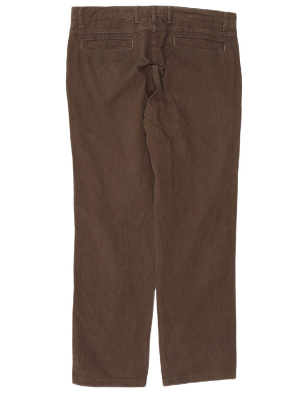 Мужские брюки-чиносы Massimo Dutti EU 44, большие W34 L31, коричневые в тонкую полоску