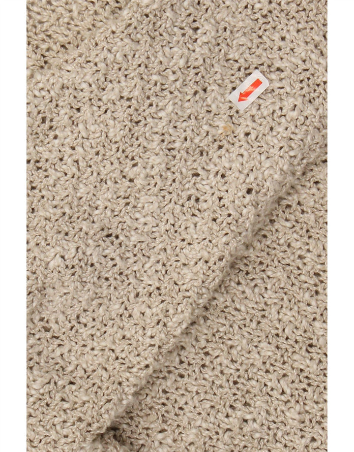 Женский свободный кардиган Tivoli UK 14, льняной средний бежевый цвет