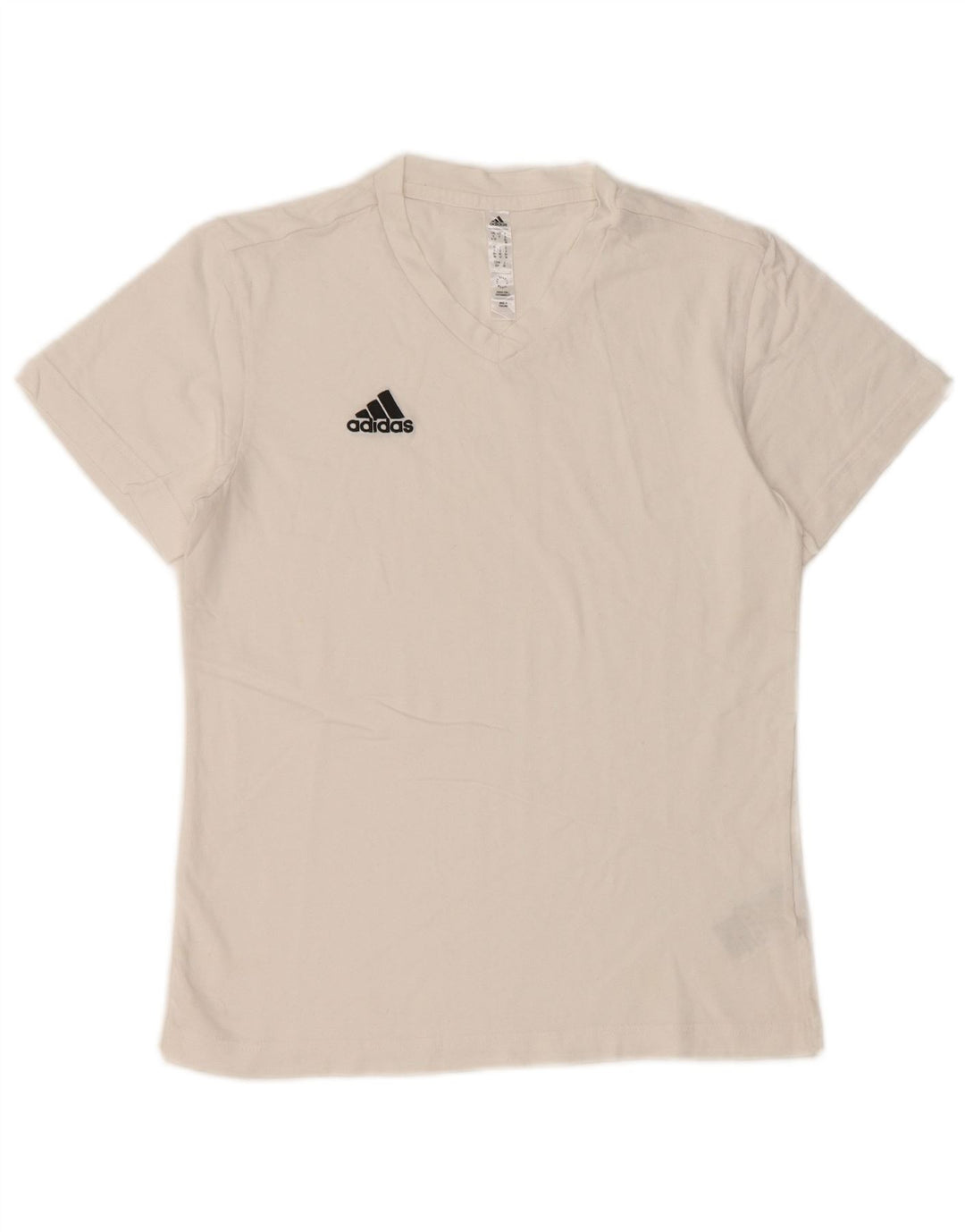 Женская футболка ADIDAS Top UK 8/10, маленькая, белый хлопок