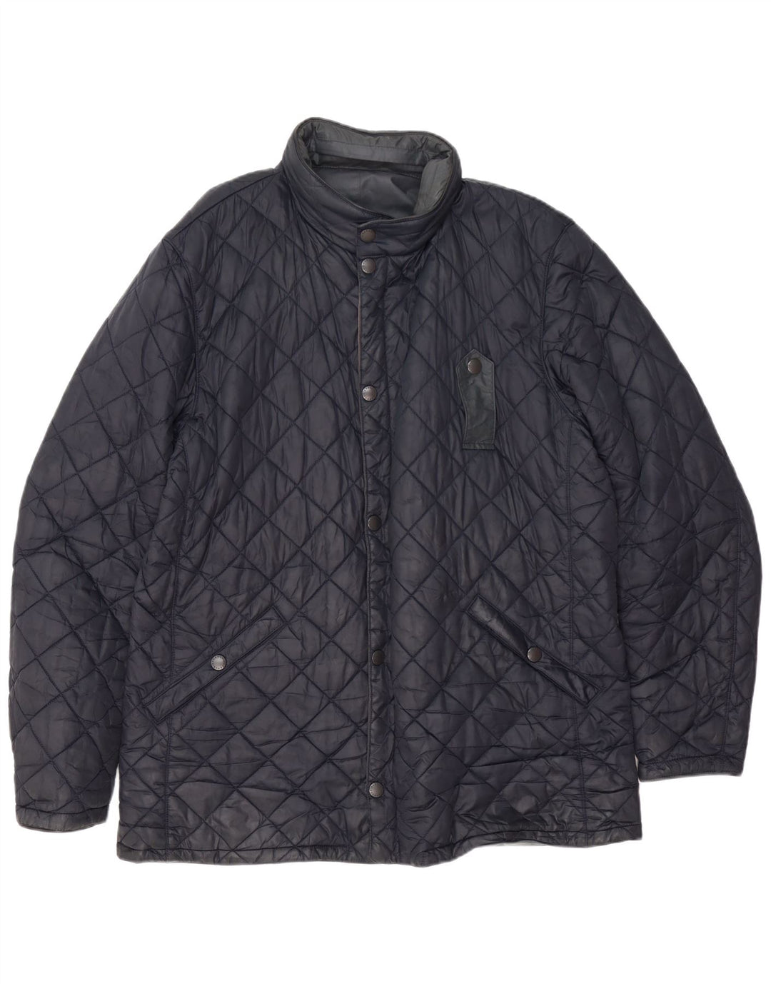 Мужская двусторонняя куртка из вощеного хлопка Barbour UK 44 2XL темно-синяя