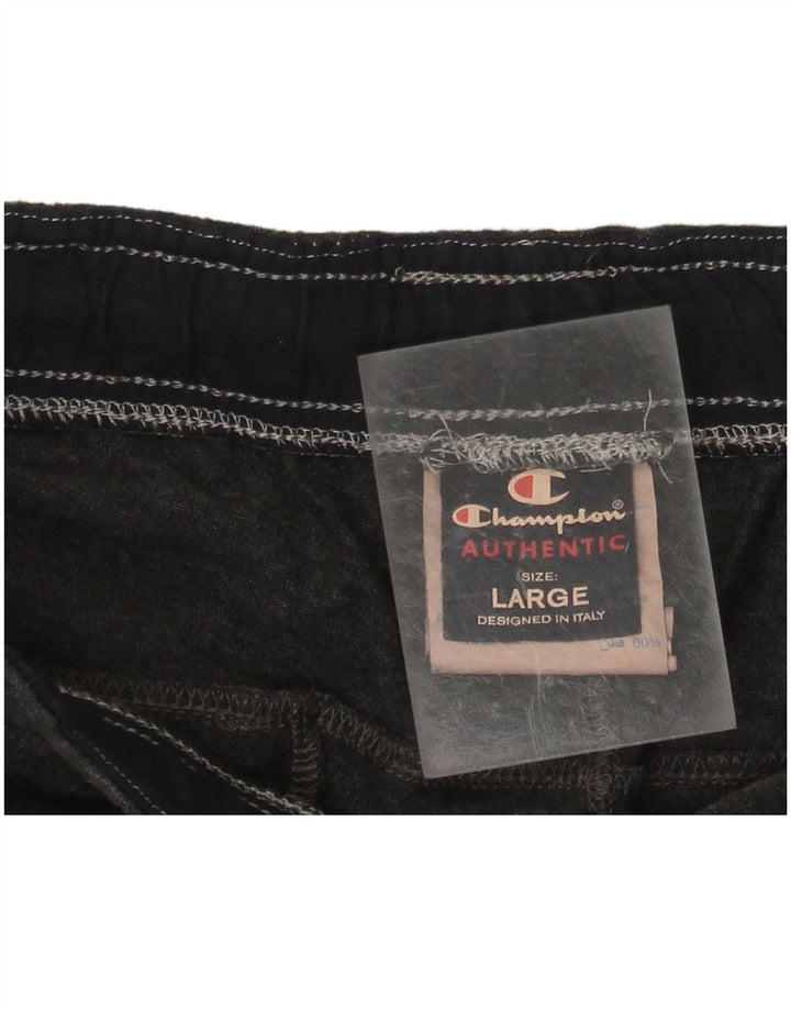 Женский спортивный костюм CHAMPION Брюки-джоггеры UK 14 Большой серый хлопок