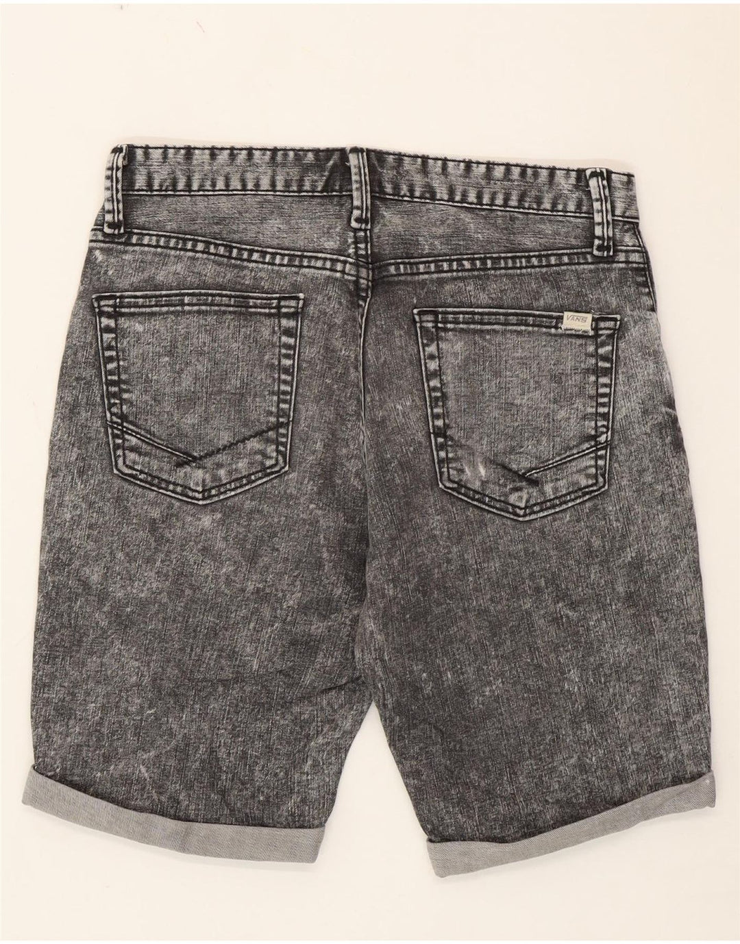 Женские джинсовые шорты Vans Acid Wash W28 среднего серого цвета