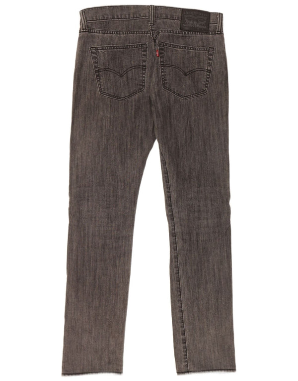 Мужские джинсы скинни Levi's 510 W31 L32 Серый хлопок