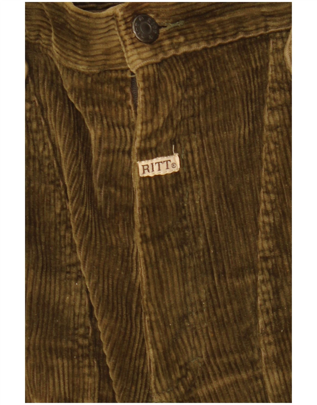 Мужские прямые вельветовые брюки RITT W31 L29 хаки