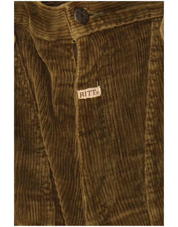 Мужские прямые вельветовые брюки RITT W31 L29 хаки