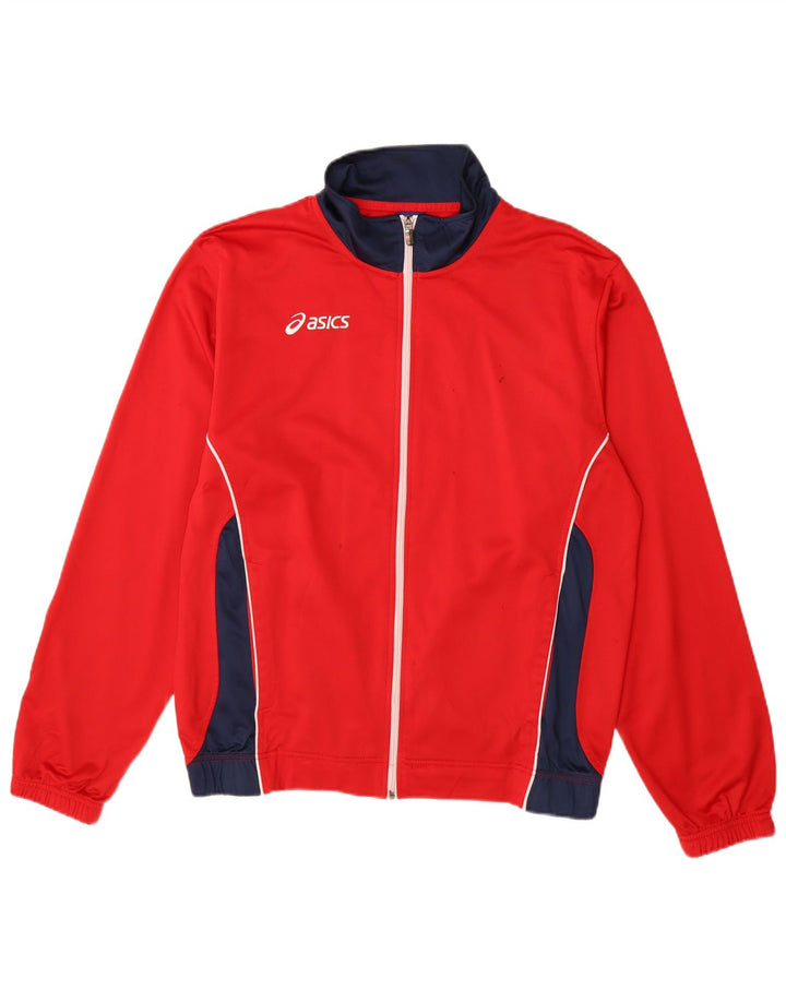 Мужская спортивная куртка Asics XL, красная с цветными блоками